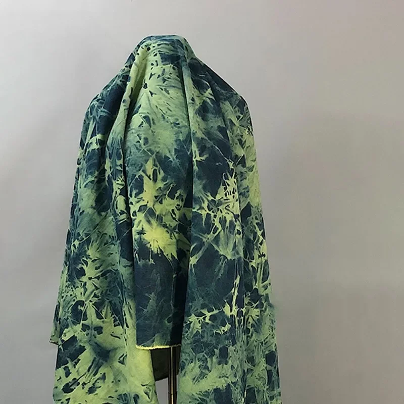 Kain Denim Tie-Dye 50X170CM, K - Sewing Batik Fabric ulasan dan harga