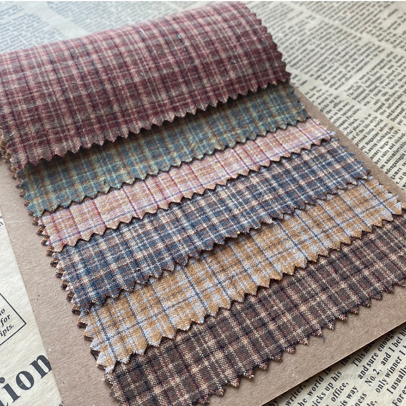 Kain Katun Kotak-kotak 100x145 - Vintage Sewing Textile ulasan dan harga